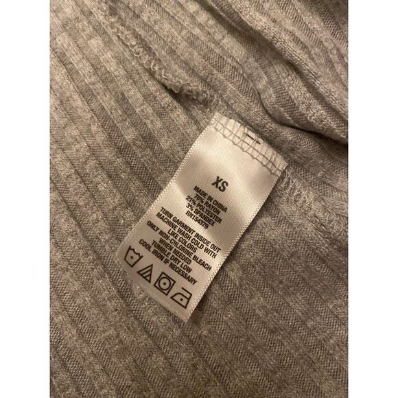 Aeropostale, women's grey open long sleeve cardigan size XS - Picture 5 of 7